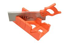 Стусло пластиковое с пилой, 300 мм х 140 мм, пила 300 мм, 181588 / 55656 Стусло пластиковое с пилой, 300 мм х 140 мм, пила 300 мм, 181588 / 55656