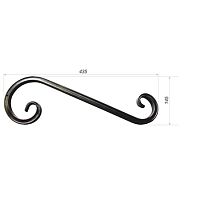 Волюта С-6/15Т 430х140х85 труба 15 СП