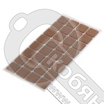 Подложки самоклеющиеся под ножки мебельные 25х25 мм на войлочной основе (32 шт./лист), PC6025BR фото 2 Подложки самоклеющиеся под ножки мебельные 25х25 мм на войлочной основе (32 шт./лист), PC6025BR фото 2