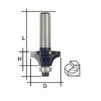 Фреза кромочная профильная, DxHxL = 25х11х51 мм, c нижним подшипником, 36671 Фреза кромочная профильная, DxHxL = 25х11х51 мм, c нижним подшипником, 36671