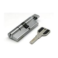 Цилиндровый механизм BR90 35Сх55,с вертушкой ,хром, 5кл. Цилиндровый механизм BR90 35Сх55,с вертушкой ,хром, 5кл.