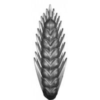 Лист штампованный колос 72х213х2х1 мм 19-1270 Лист штампованный колос 72х213х2х1 мм 19-1270