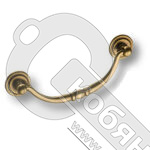 Ручка-скоба 96 мм BRASS классика, старая бронза, 4399-22*** фото 2 Ручка-скоба 96 мм BRASS классика, старая бронза, 4399-22*** фото 2