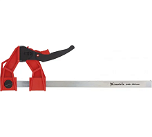 Струбцина реечная быстрозаж. 300х100х456мм, штан.5х22мм, усил.пл.корпус,рыч. храп.мех. Matrix, 20728 Струбцина реечная быстрозаж. 300х100х456мм, штан.5х22мм, усил.пл.корпус,рыч. храп.мех. Matrix, 20728