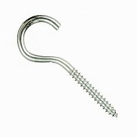 Шуруп-крючок (полукольцо), цинк 8х60 /20/ Шуруп-крючок (полукольцо), цинк 8х60 /20/