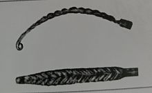 Лист кованый 230х12 мм с оттяжкой Букет Лист кованый 230х12 мм с оттяжкой Букет