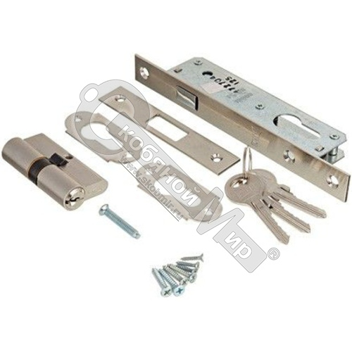 Замок врезной KALE KILIT 201-BS20-NI-GNC62-3KEY-(SP, Ros)-STB 00025665