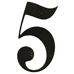 Цифра "5" SK64.115.13 Цифра "5" SK64.115.13