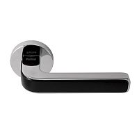 Ручка дверная PAL-Z12 PC/MatBlack Prime «Лондон» полированный хром/матовый черный Ручка дверная PAL-Z12 PC/MatBlack Prime «Лондон» полированный хром/матовый черный