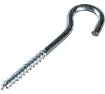 Шуруп-крючок (полукольцо), цинк 6х50 (10) Шуруп-крючок (полукольцо), цинк 6х50 (10)