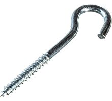 Шуруп-крючок (полукольцо), цинк 6х50 (10) Шуруп-крючок (полукольцо), цинк 6х50 (10)