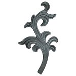 Лист кованый левый 230х125 мм Лист кованый левый 230х125 мм