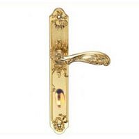 Ручка на дл.планке,фиксатор FLOR S. GOLD (OL),матовое золото Ручка на дл.планке,фиксатор FLOR S. GOLD (OL),матовое золото