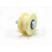 Ролик капролон d=70 мм под трубу профильную 20х20 мм, К2704 Ролик капролон d=70 мм под трубу профильную 20х20 мм, К2704