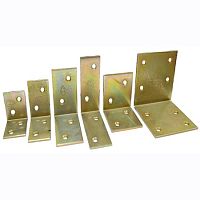 Угол мебельный широкий 25х25х30 жёлтый цинк, KSZ1, /50/ Угол мебельный широкий 25х25х30 жёлтый цинк, KSZ1, /50/