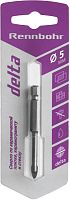 Сверло по стеклу и керамике, 5 мм Delta, "Rennbohr", 676005 Сверло по стеклу и керамике, 5 мм Delta, "Rennbohr", 676005