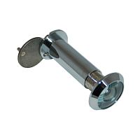 Глазок двер. латун. со шторк. 50-70 мм.,цвет: Хром,угол обзора 180 г Глазок двер. латун. со шторк. 50-70 мм.,цвет: Хром,угол обзора 180 г