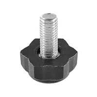 Опора резьб. регулир.основание D22 + резьба м8х25 шестигранник с заглушкой пластиковой 20х40 черная Опора резьб. регулир.основание D22 + резьба м8х25 шестигранник с заглушкой пластиковой 20х40 черная