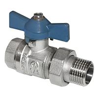 Кран шаровой 1", внутренняя-наружная, бабочка, со сгоном, AQualink, 01462 Кран шаровой 1", внутренняя-наружная, бабочка, со сгоном, AQualink, 01462