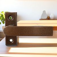 Ручка оконная РО-10 брон.металлик 35мм (10)