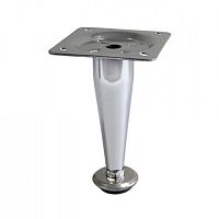 Опора регулируемая 25х100 мм, конус, хром, 109210 Опора регулируемая 25х100 мм, конус, хром, 109210