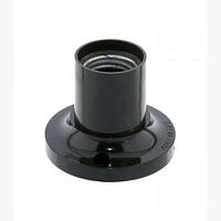 Патрон карболитовый Е27, прямой, черный, YK745*** Патрон карболитовый Е27, прямой, черный, YK745***