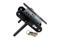 Замок врезной S-Locked 155-50 мод.224 BL черный матовый (12)120977 Замок врезной S-Locked 155-50 мод.224 BL черный матовый (12)120977