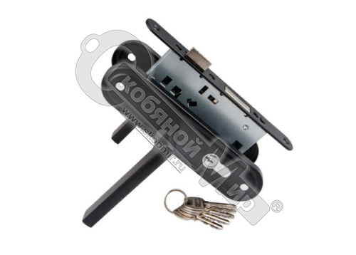Замок врезной S-Locked 155-50 мод.224 BL черный матовый (12)120977
