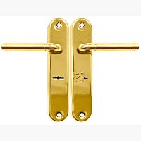 Комплект ручек на планке/Комплект накладок/РФ69-016П/125.У4 золото 70152 Комплект ручек на планке/Комплект накладок/РФ69-016П/125.У4 золото 70152