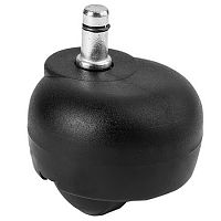 Опора колесная поворотная с болтом, d=69 мм, с металл. арматурой, усил. двойное пластик.серый, 574 Опора колесная поворотная с болтом, d=69 мм, с металл. арматурой, усил. двойное пластик.серый, 574