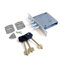 Замок врезной REХ 1.5 никель /008293 Замок врезной REХ 1.5 никель /008293