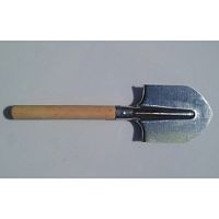 Лопата пехотная острая оцинкованная 400 мм, с черенком Лопата пехотная острая оцинкованная 400 мм, с черенком