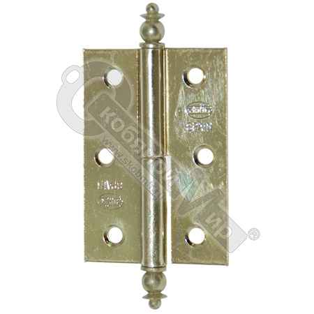 Петля карточная накладная правая, латунь антик 541-50х35 Amig Петля карточная накладная правая, латунь антик 541-50х35 Amig