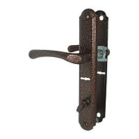 Ручка на планке РДП-1-006/В-42С-АМ-П антик.медь прав.с верт./15/