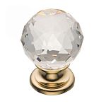 9993-100 Ручка кнопка с кристаллом эксклюзивная коллекция,глянцевое золото 9993-100 Ручка кнопка с кристаллом эксклюзивная коллекция,глянцевое золото