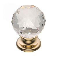 9993-100 Ручка кнопка с кристаллом эксклюзивная коллекция,глянцевое золото 9993-100 Ручка кнопка с кристаллом эксклюзивная коллекция,глянцевое золото