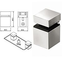 Полкодержатель GS02, хром /25/, 28208 / 28220 Полкодержатель GS02, хром /25/, 28208 / 28220