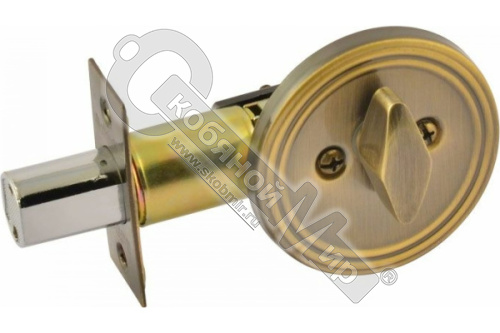 Замок врезной D5 (ст. бронза) (фикс.) 8959