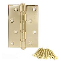 Петля унив.сталь 100х70х2,5 РВ (4ВВ) полиров.латунь Петля унив.сталь 100х70х2,5 РВ (4ВВ) полиров.латунь