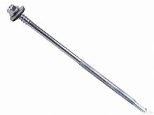 Саморез для сэндвич-панелей, сверло, цинк 6,3/5,5х175 с шайбой EPDМ /10/ Саморез для сэндвич-панелей, сверло, цинк 6,3/5,5х175 с шайбой EPDМ /10/