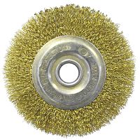Корщетка-колесо 75 мм, латунированная проволока /М/*** Корщетка-колесо 75 мм, латунированная проволока /М/***