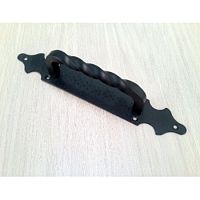 Ручка-скоба дверная черная 101-280х45х2 /2/40/*** Ручка-скоба дверная черная 101-280х45х2 /2/40/***