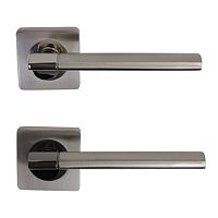 Ручка дверная Silver PAL-102 S SN/ВN матовый никель/черный никель "Капри" Ручка дверная Silver PAL-102 S SN/ВN матовый никель/черный никель "Капри"