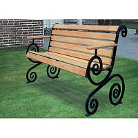 Скамейка "Французская лоза с подлокотником" 1.5 м, высота 850 мм + пакет с крепежом Скамейка "Французская лоза с подлокотником" 1.5 м, высота 850 мм + пакет с крепежом