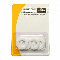 Прокладка фторопласт 3/4" 4шт/уп в блистере Прокладка фторопласт 3/4" 4шт/уп в блистере