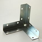 Уголок мебельный трехсторонний 70x70x70 мм /50/ Уголок мебельный трехсторонний 70x70x70 мм /50/