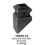 Подпятник угловой кв 13 мм 19474-12*** Подпятник угловой кв 13 мм 19474-12***