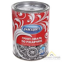 Грунт-эмаль по ржавчине 3 в 1 серый (1.9 кг), РАСЦВЕТ Грунт-эмаль по ржавчине 3 в 1 серый (1.9 кг), РАСЦВЕТ