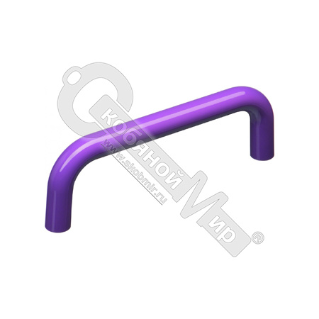 Ручка скоба детская 96 мм фиолетовый глянцевый, 627MO Ручка скоба детская 96 мм фиолетовый глянцевый, 627MO