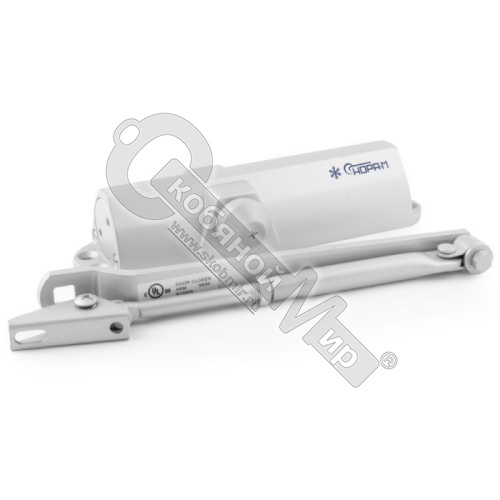 Доводчик НОРА-М 4ST EN2-6 (25-120 кг), морозостойкий до -45, белый 16645